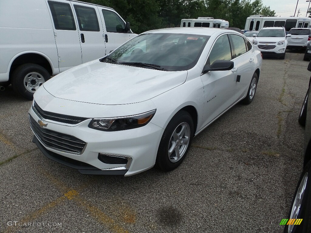 2017 Malibu LS - Summit White / Jet Black photo #1