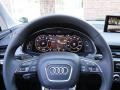 2017 Audi Q7 Nougat Brown Interior Steering Wheel Photo