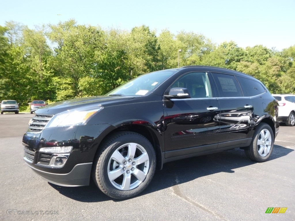 Mosaic Black Metallic 2017 Chevrolet Traverse LT AWD Exterior Photo #115949403