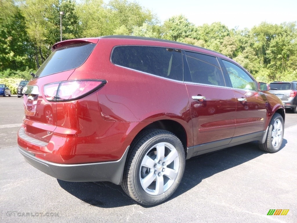 2017 Traverse LT AWD - Siren Red Tintcoat / Ebony photo #5