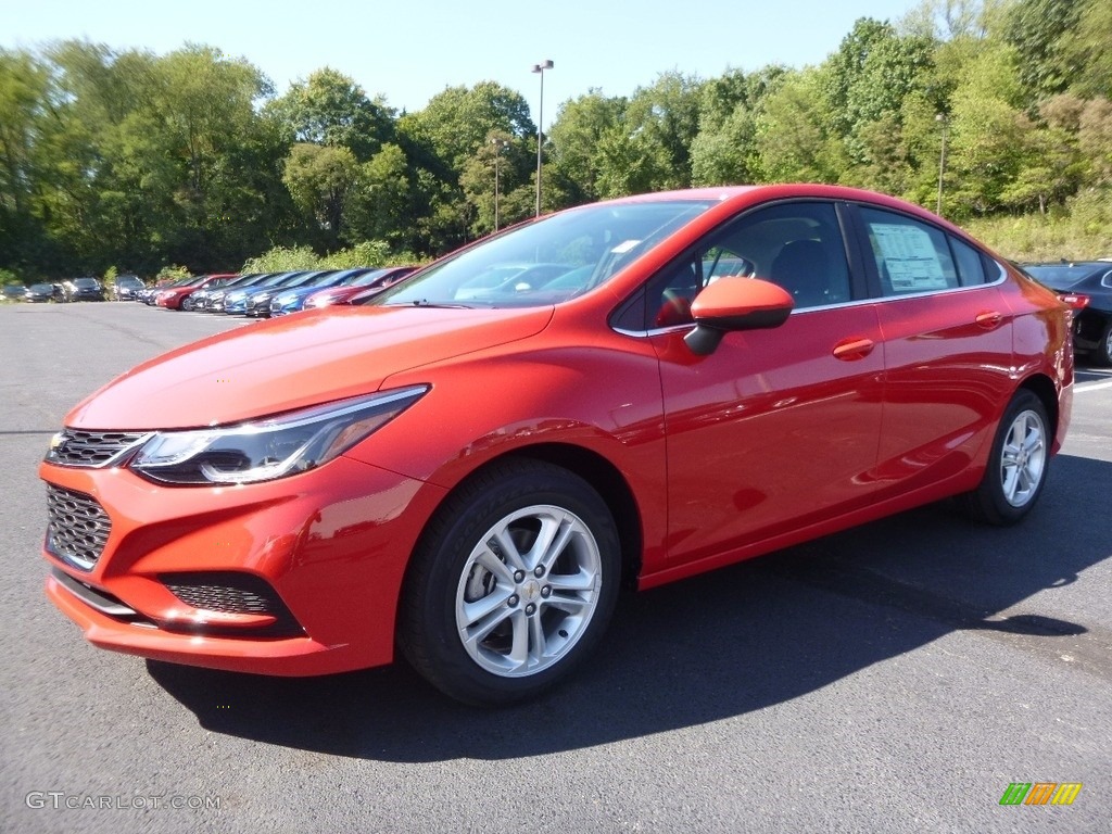 2017 Cruze LT - Red Hot / Jet Black photo #1