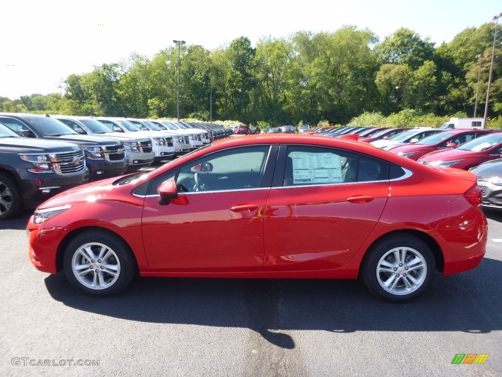 2017 Cruze LT - Red Hot / Jet Black photo #9