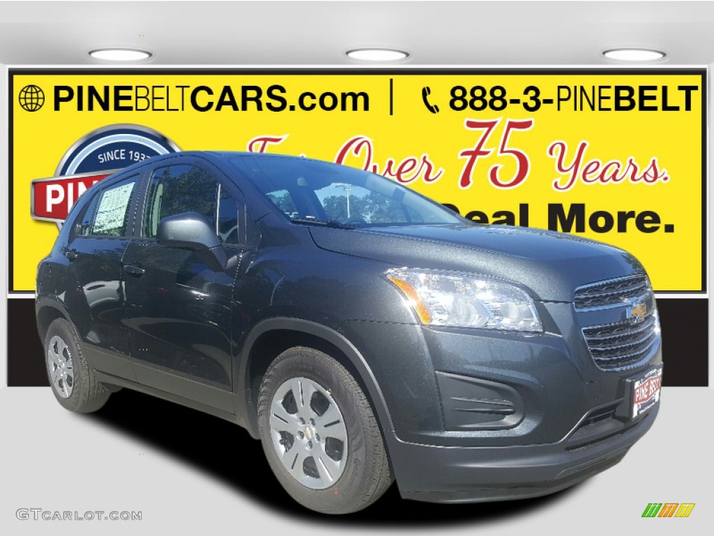 2016 Trax LS - Cyber Gray Metallic / Jet Black photo #1