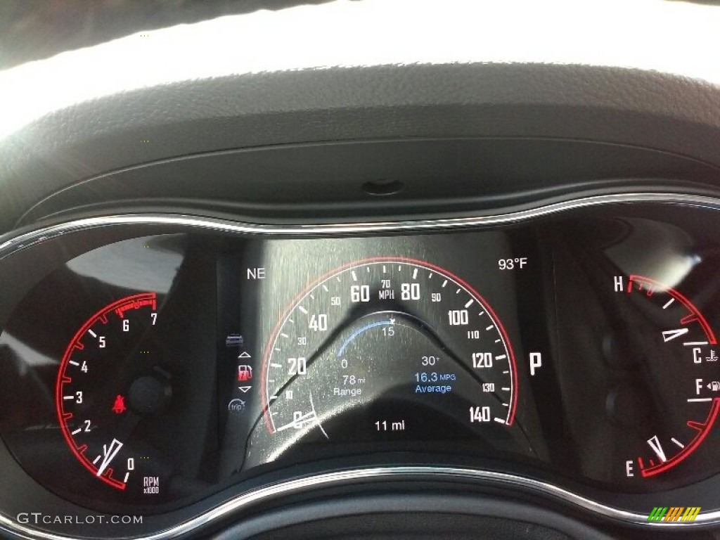 2017 Dodge Durango R/T AWD Gauges Photo #115951272