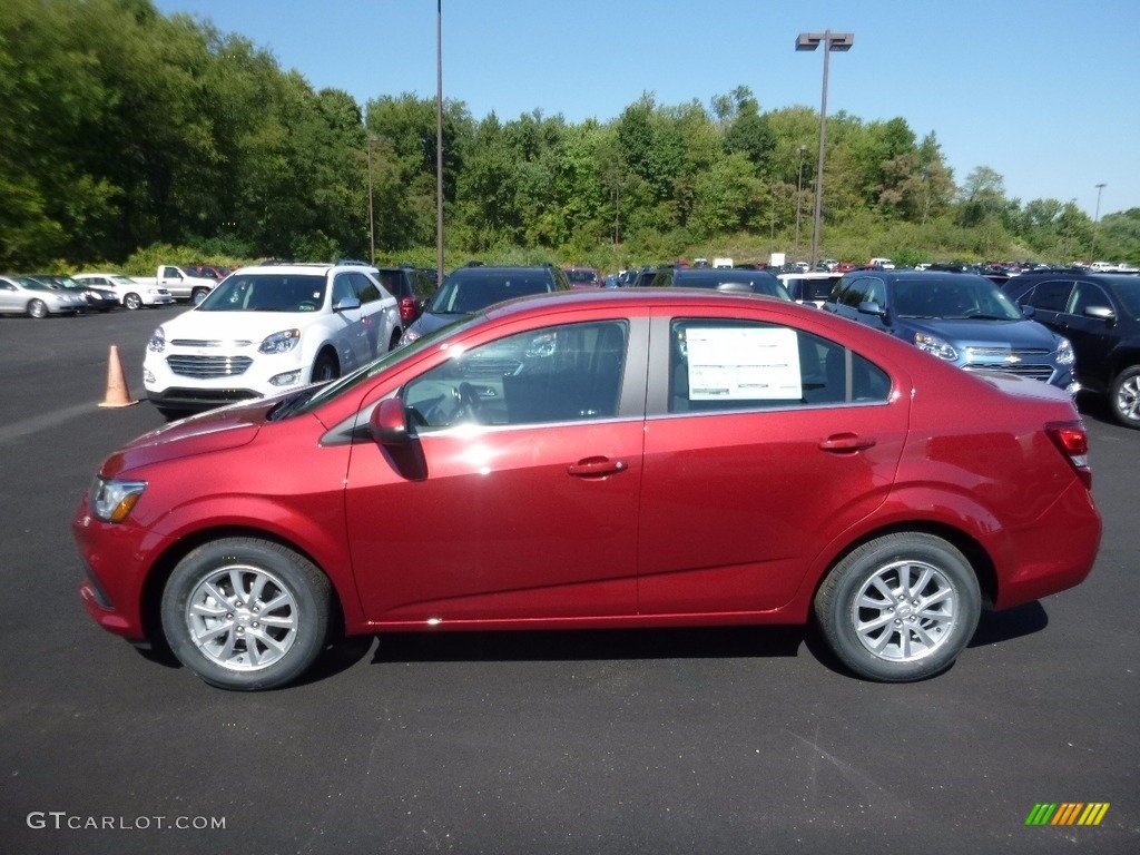 Cajun Red Tintcoat 2017 Chevrolet Sonic LT Sedan Exterior Photo #115951582