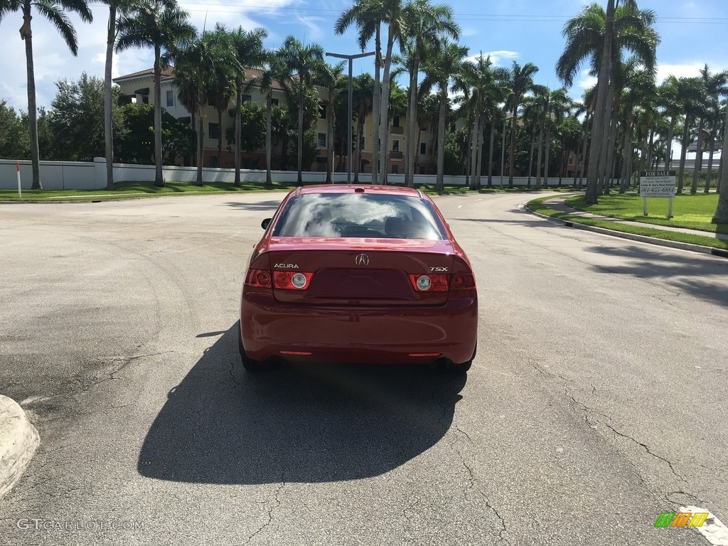 2005 TSX Sedan - Milano Red / Ebony photo #4