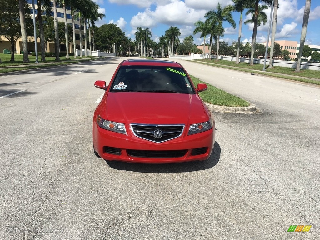 2005 TSX Sedan - Milano Red / Ebony photo #7