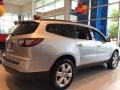 2017 Silver Ice Metallic Chevrolet Traverse LT AWD  photo #4