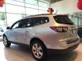 2017 Silver Ice Metallic Chevrolet Traverse LT AWD  photo #6