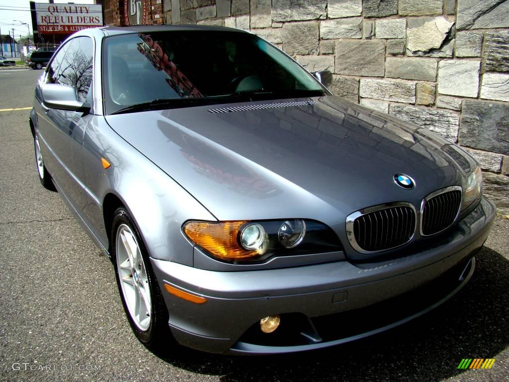 2004 3 Series 325i Coupe - Silver Grey Metallic / Grey photo #19