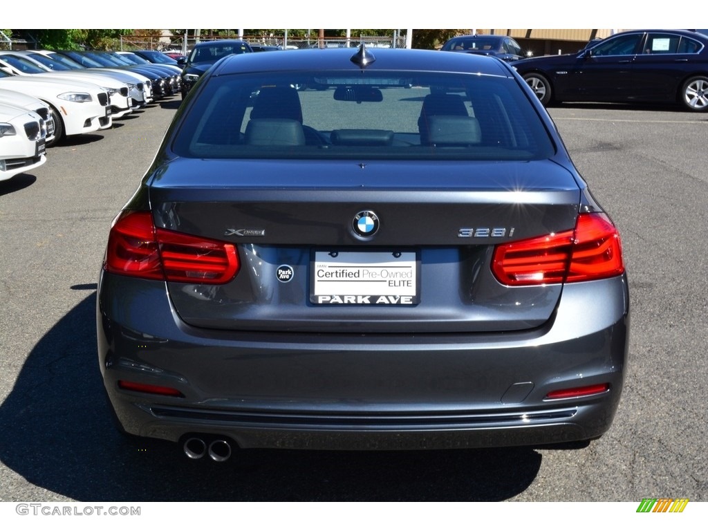 2016 3 Series 328i xDrive Sedan - Mineral Grey Metallic / Black photo #4