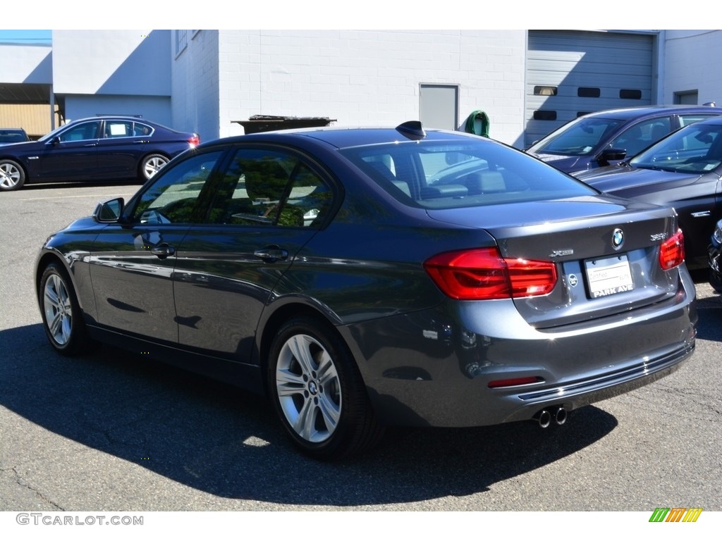 2016 3 Series 328i xDrive Sedan - Mineral Grey Metallic / Black photo #5