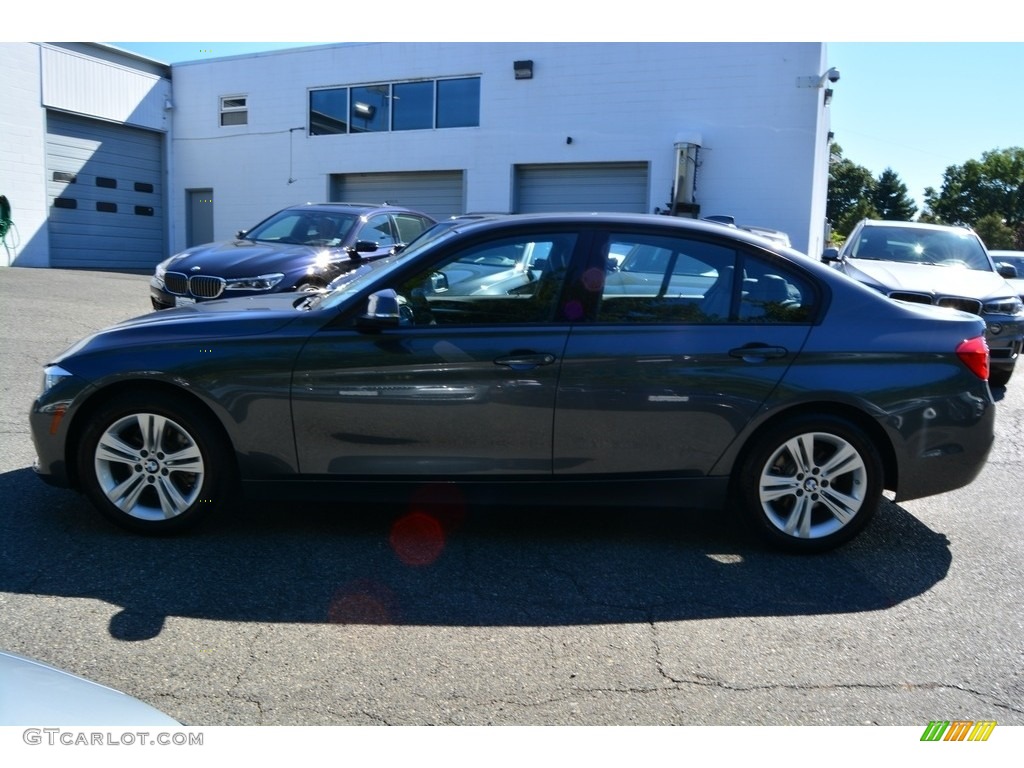 2016 3 Series 328i xDrive Sedan - Mineral Grey Metallic / Black photo #6
