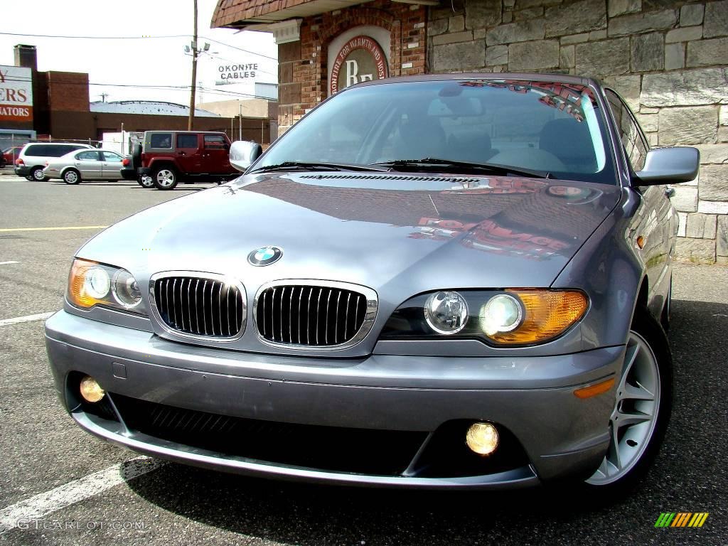2004 3 Series 325i Coupe - Silver Grey Metallic / Grey photo #21