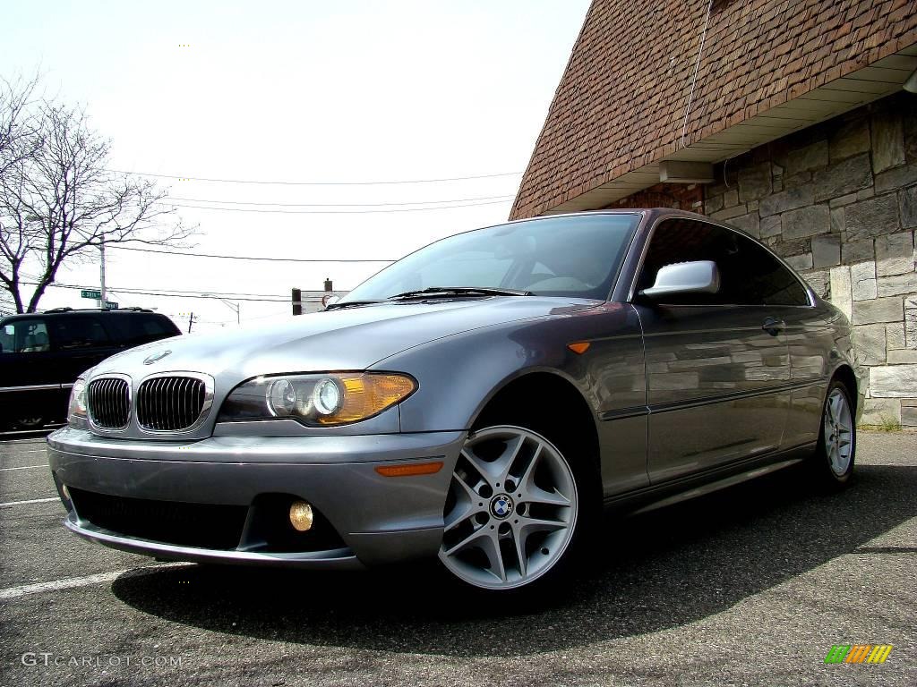 2004 3 Series 325i Coupe - Silver Grey Metallic / Grey photo #22