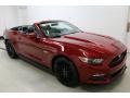 Ruby Red 2017 Ford Mustang GT Premium Convertible Exterior