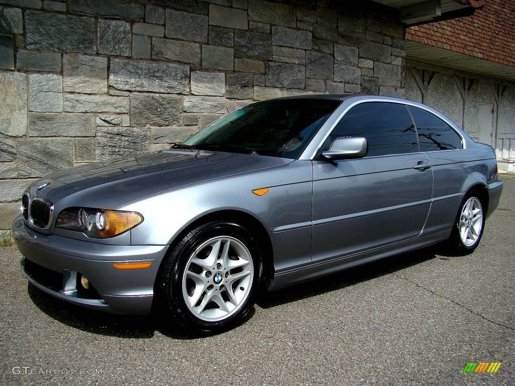 2004 3 Series 325i Coupe - Silver Grey Metallic / Grey photo #34