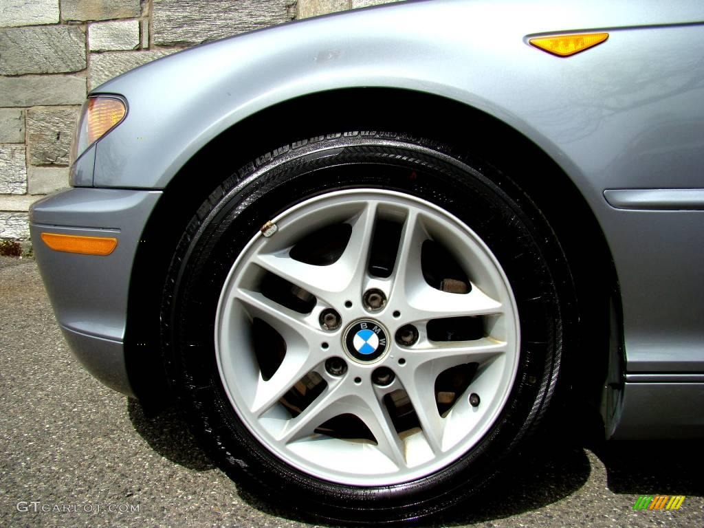 2004 3 Series 325i Coupe - Silver Grey Metallic / Grey photo #35