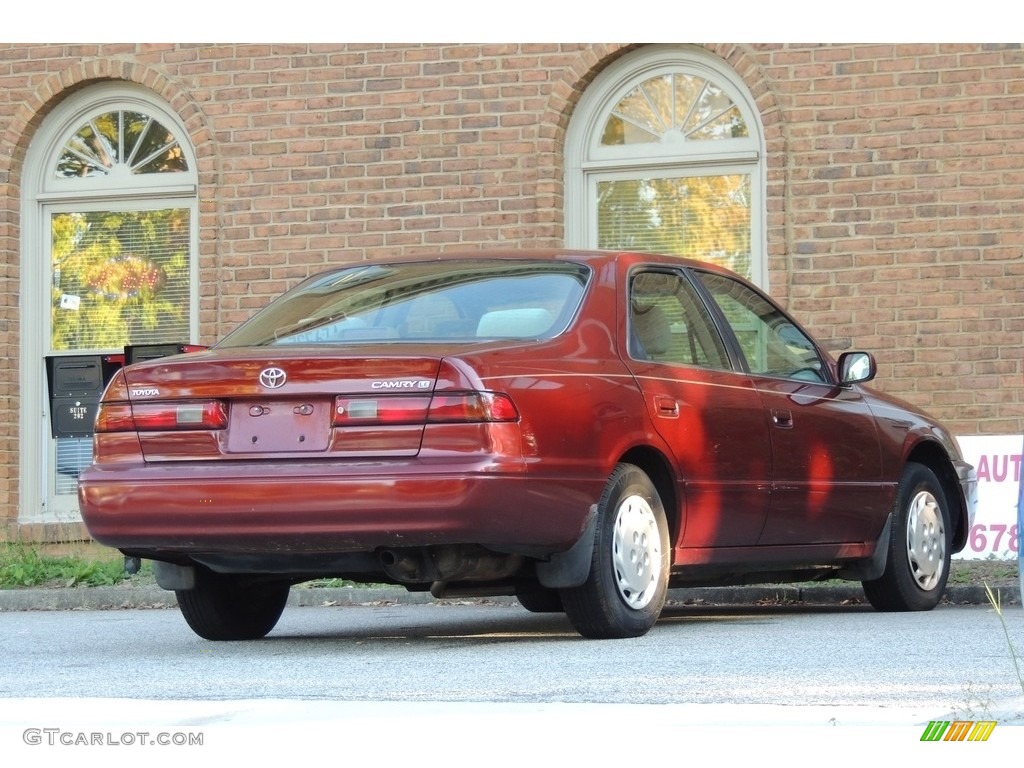1999 Camry LE - Vintage Red Pearl / Gray photo #16