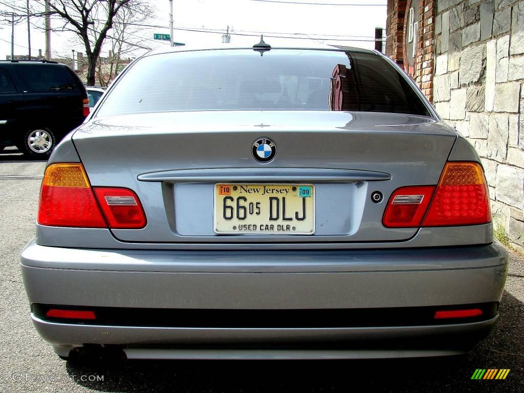 2004 3 Series 325i Coupe - Silver Grey Metallic / Grey photo #38