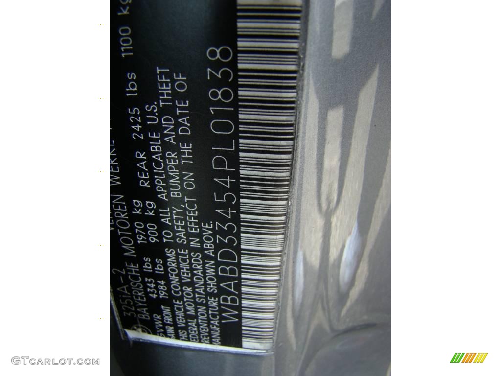 2004 3 Series 325i Coupe - Silver Grey Metallic / Grey photo #39