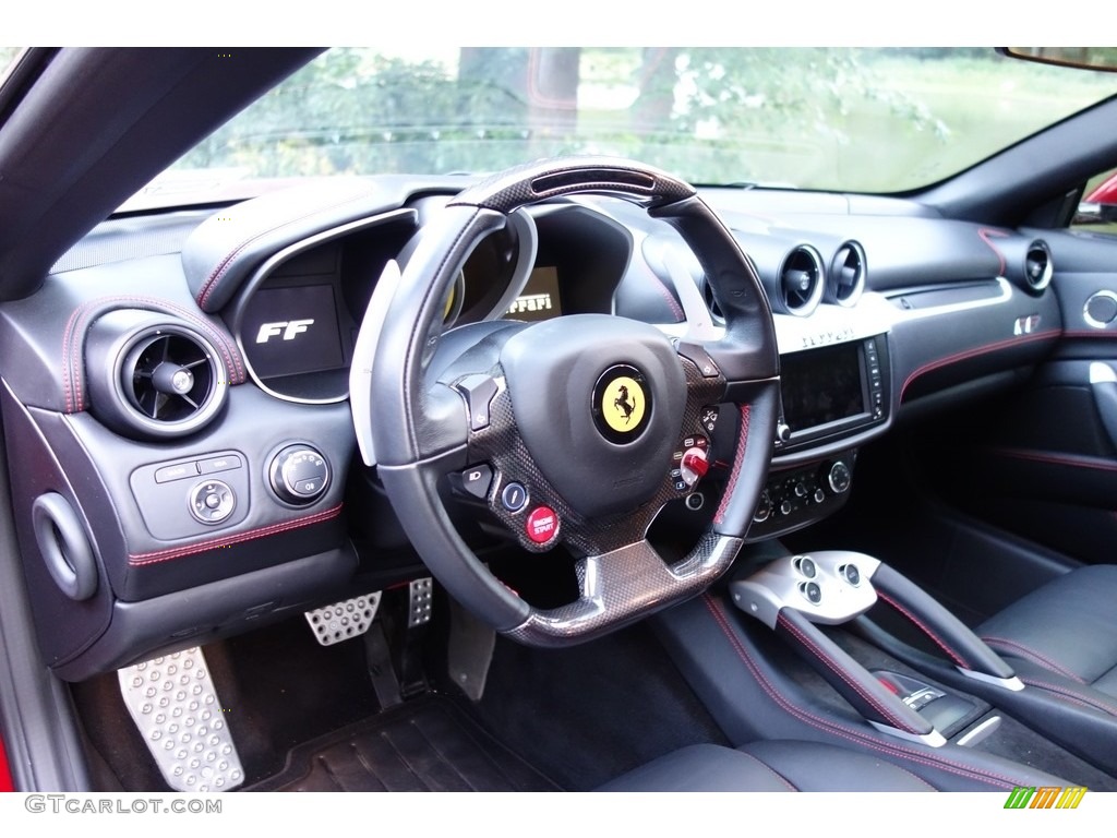 2012 Ferrari FF Standard FF Model Nero Dashboard Photo #115957452