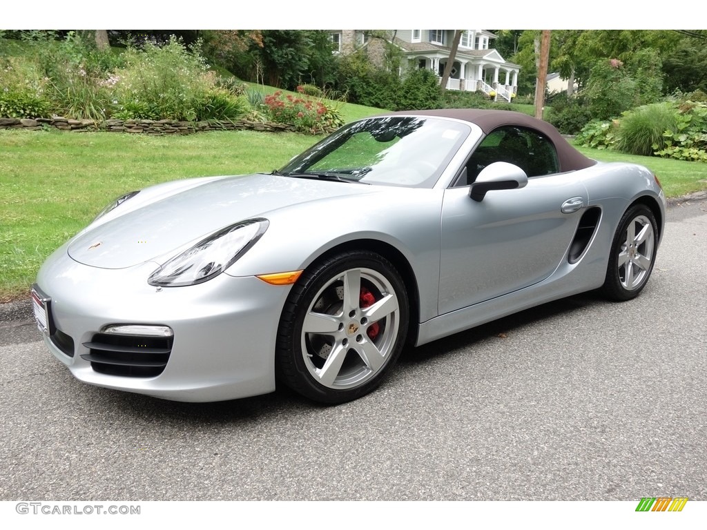 2014 Boxster S - Rhodium Silver Metallic / Espresso/Cognac photo #3