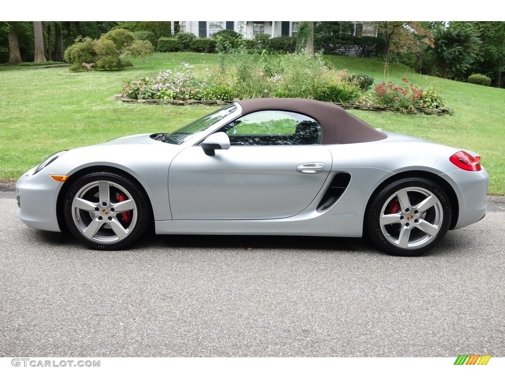 2014 Boxster S - Rhodium Silver Metallic / Espresso/Cognac photo #4