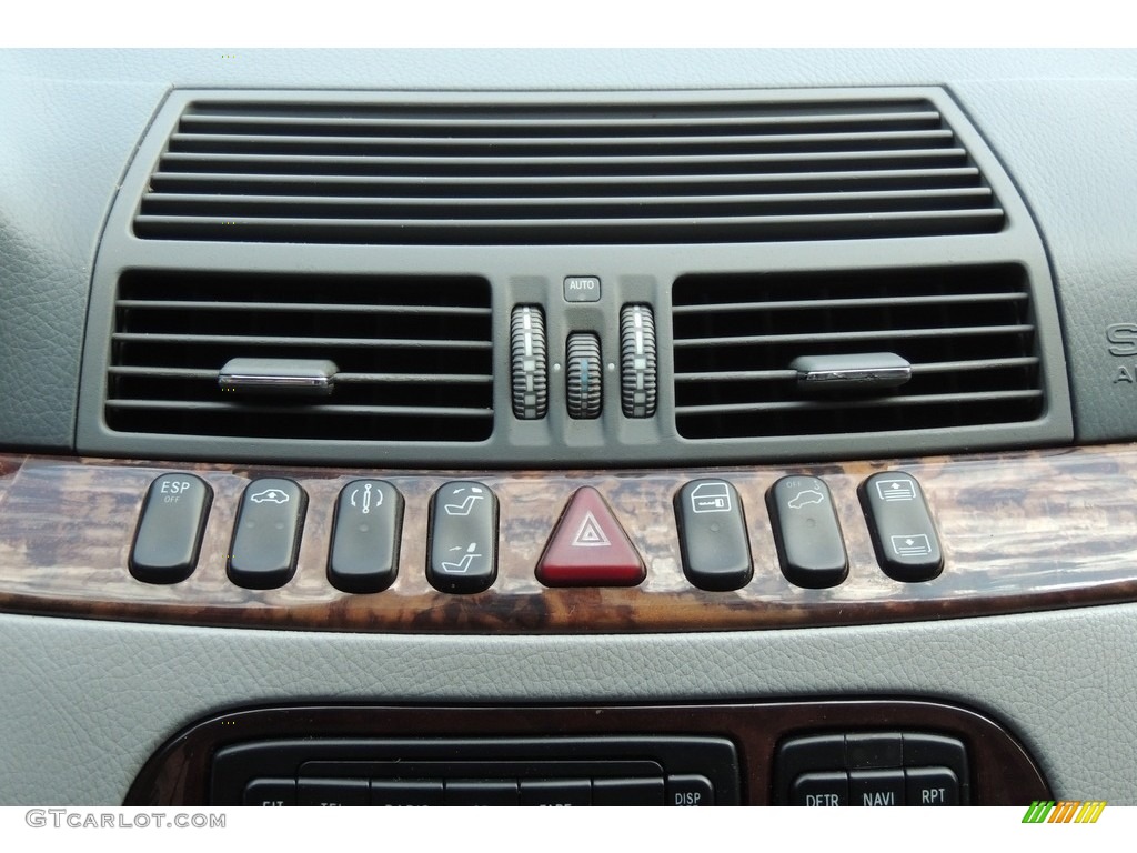 2000 S 500 Sedan - Brilliant Silver Metallic / Ash photo #12