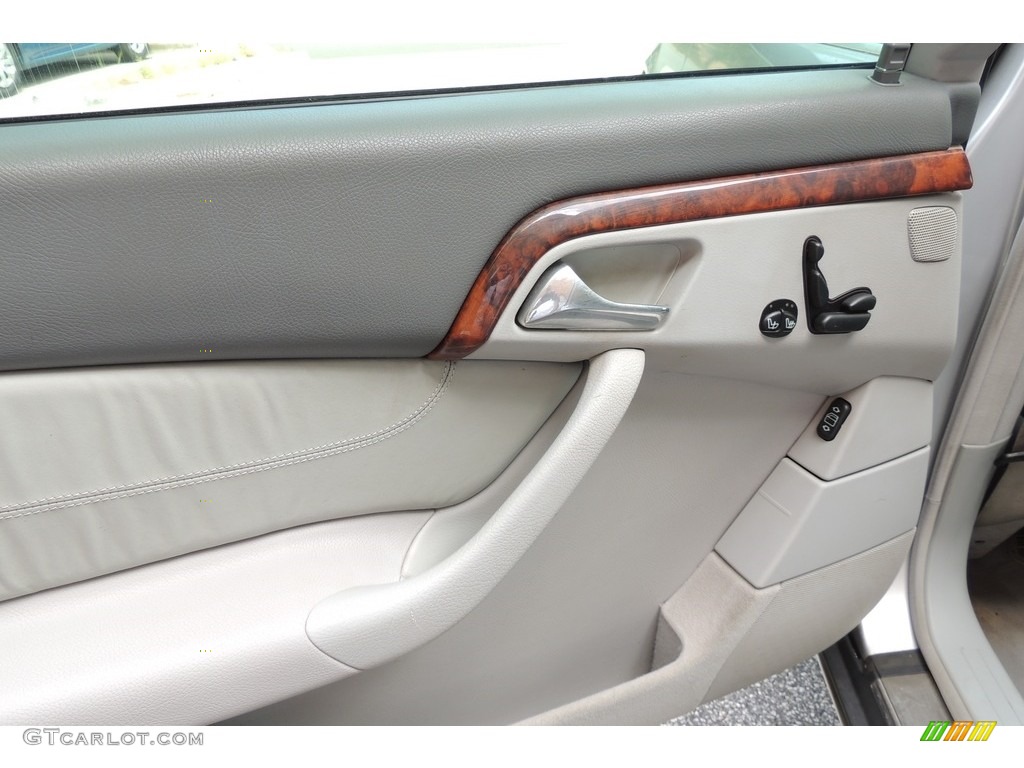 2000 S 500 Sedan - Brilliant Silver Metallic / Ash photo #14