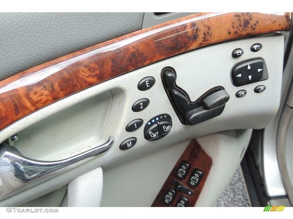 2000 S 500 Sedan - Brilliant Silver Metallic / Ash photo #15