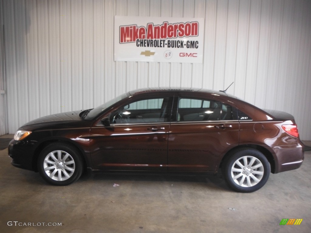 2013 200 Touring Sedan - Deep Auburn Pearl / Black/Light Frost Beige photo #1