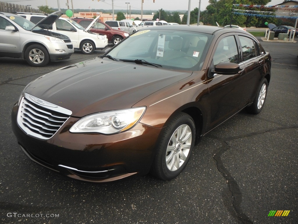 2013 200 Touring Sedan - Deep Auburn Pearl / Black/Light Frost Beige photo #2