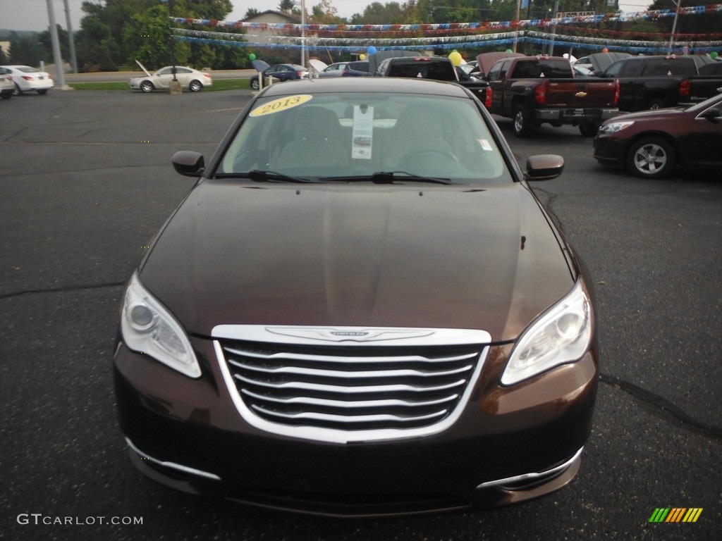 2013 200 Touring Sedan - Deep Auburn Pearl / Black/Light Frost Beige photo #3