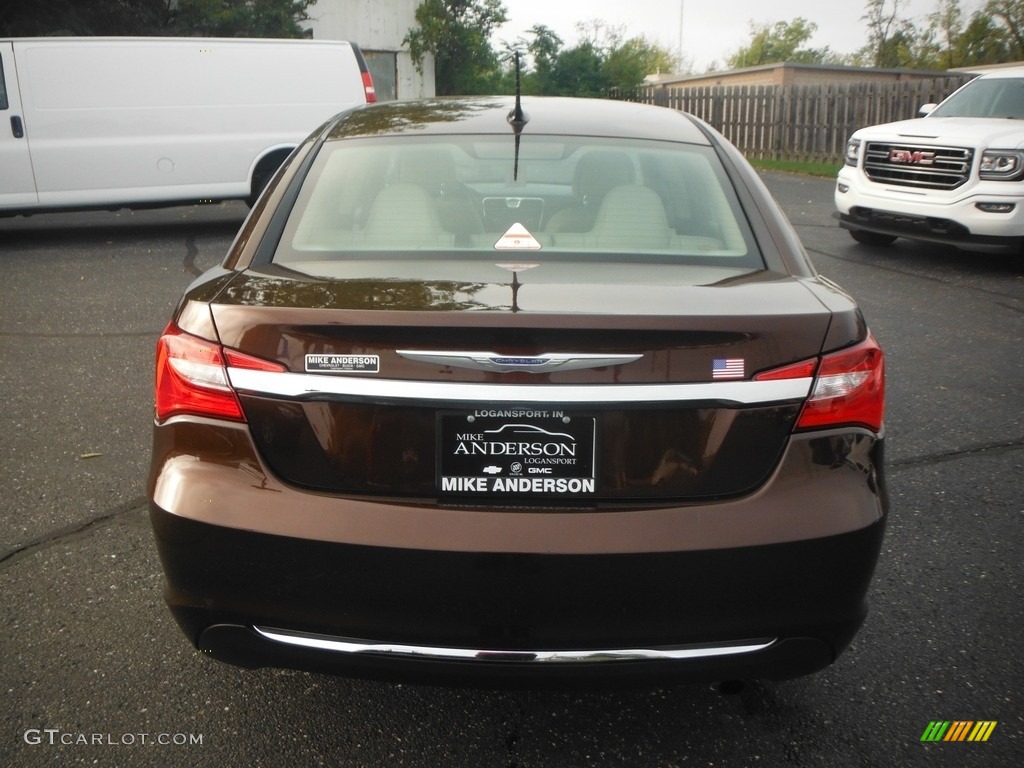 2013 200 Touring Sedan - Deep Auburn Pearl / Black/Light Frost Beige photo #5