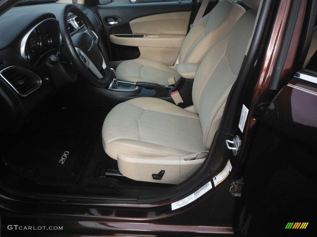 2013 200 Touring Sedan - Deep Auburn Pearl / Black/Light Frost Beige photo #11