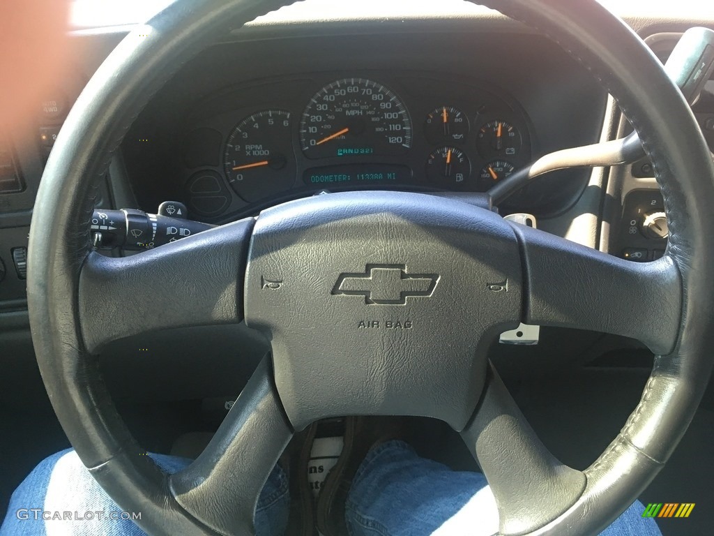 2005 Silverado 1500 LS Crew Cab 4x4 - Dark Blue Metallic / Dark Charcoal photo #13