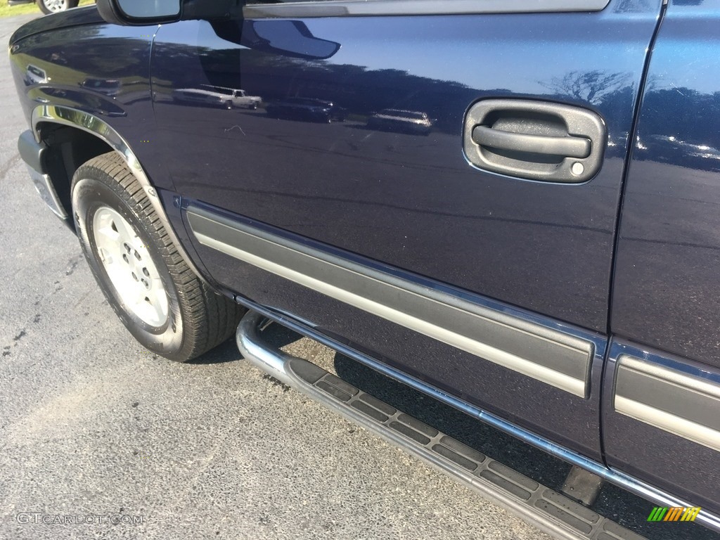 2005 Silverado 1500 LS Crew Cab 4x4 - Dark Blue Metallic / Dark Charcoal photo #22