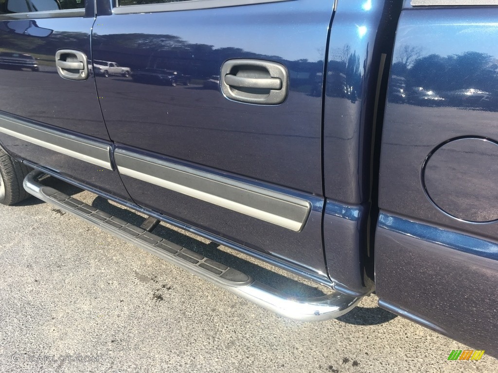 2005 Silverado 1500 LS Crew Cab 4x4 - Dark Blue Metallic / Dark Charcoal photo #23