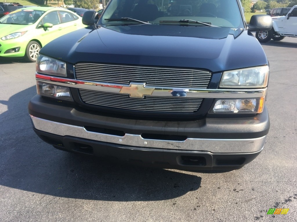 2005 Silverado 1500 LS Crew Cab 4x4 - Dark Blue Metallic / Dark Charcoal photo #38