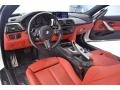  2015 4 Series 435i Coupe Coral Red/Black Highlight Interior