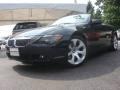 Jet Black - 6 Series 645i Convertible Photo No. 1