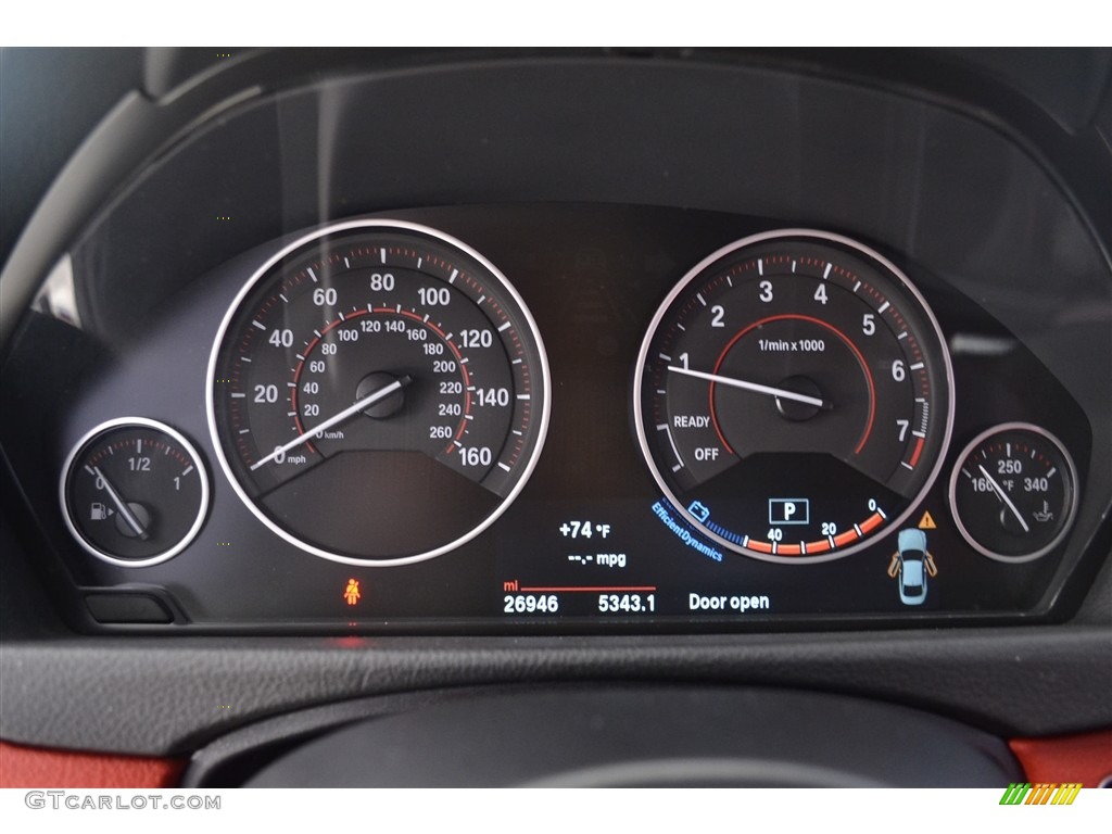 2015 BMW 4 Series 435i Coupe Gauges Photo #115962549