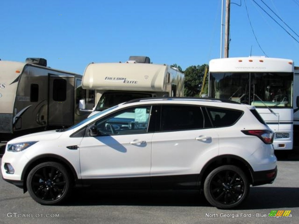 2017 Escape SE - White Platinum / Charcoal Black photo #2