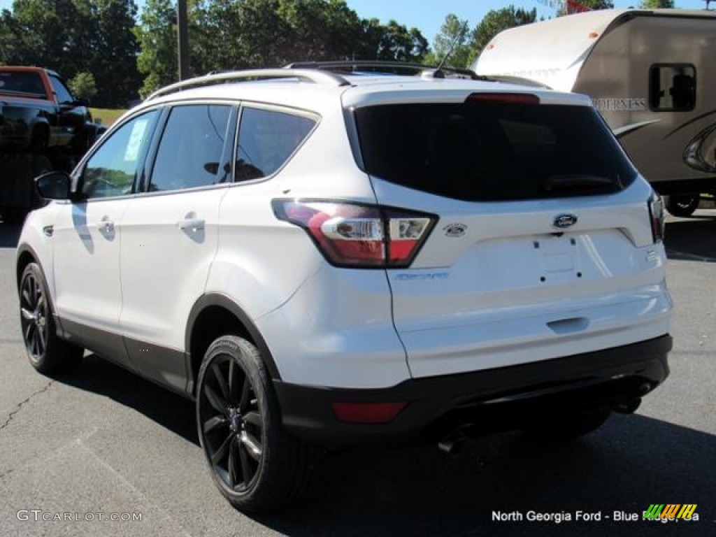 2017 Escape SE - White Platinum / Charcoal Black photo #3