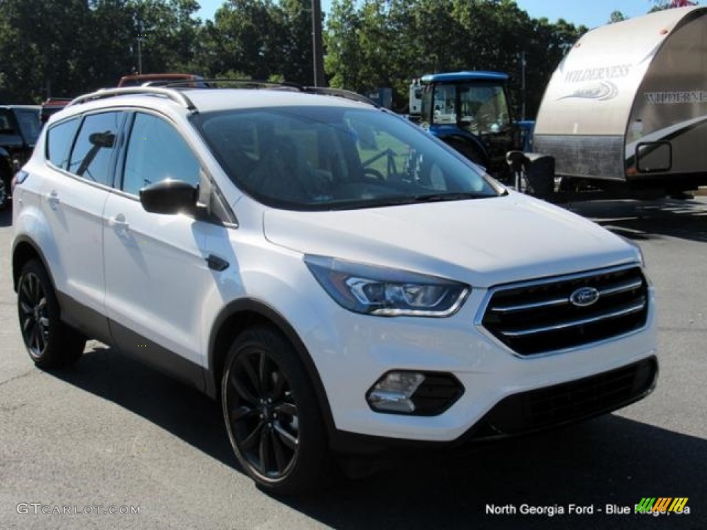 2017 Escape SE - White Platinum / Charcoal Black photo #7