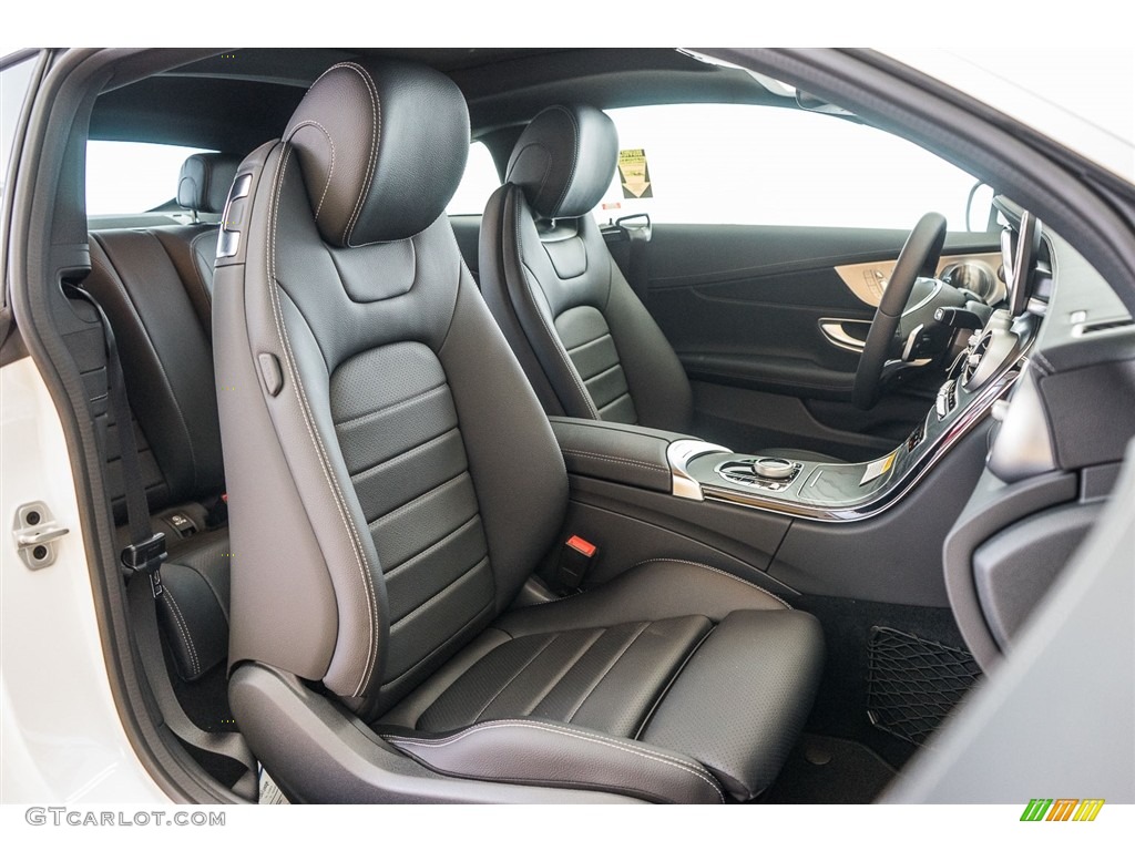 Black Interior 2017 Mercedes-Benz C 300 Sedan Photo #115964430