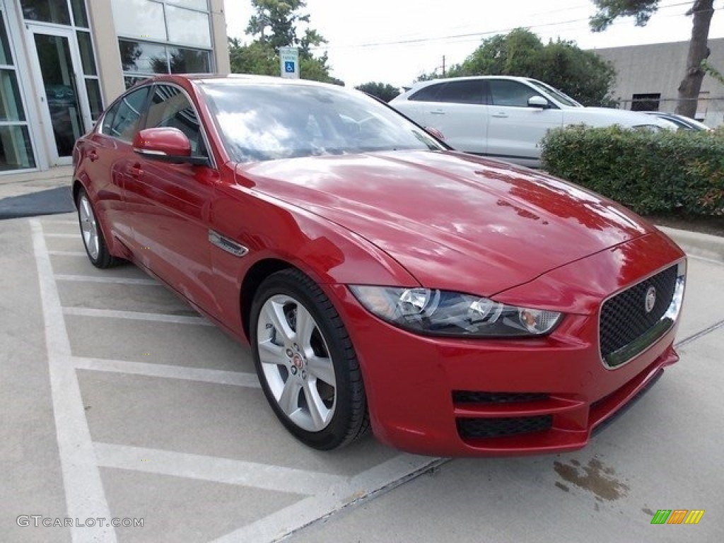 Italian Racing Red 2017 Jaguar XE 25t Prestige Exterior Photo #115965066