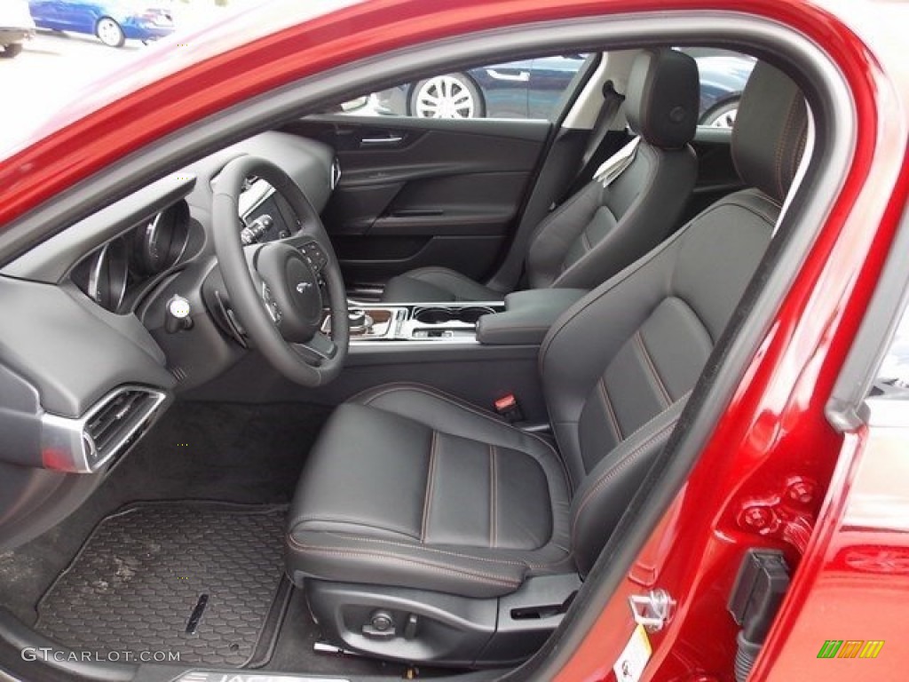 Jet Interior 2017 Jaguar XE 25t Prestige Photo #115965078