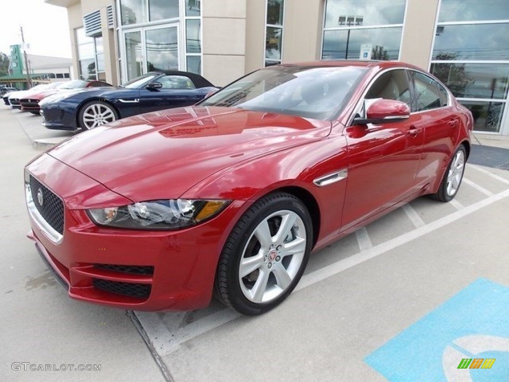 Italian Racing Red 2017 Jaguar XE 25t Prestige Exterior Photo #115965195